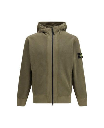 STONE ISLAND コットンワッフルフリースレギュラーフィットL1S15 156726476 [P]