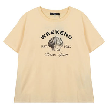 WEEKEND MAXMARA Kurzarm-T-Shirt in Hellgelb 156973175 [P]