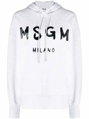 MSGM Gebrushter Logo Hoodie 133039854 [P]