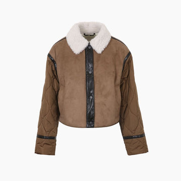MaxMara GESSATI Shearling Collar Jacket 160107746 [P]