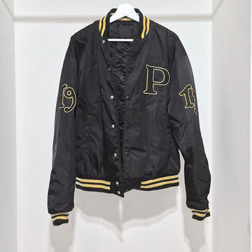 PRADA リナイロン バーシティ ロゴ パッチ ボンバージャケット (SGC725) L948885 160109468 [P]