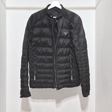 PRADA Dreiecklogo Biker Daunenjacke in kurzem Design (SGH068) L372215 160110150 [P]