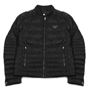 Prada Triangle Logo Poly Short Padded Jacket 150946732 [P]