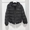 PRADA Schwarz Daunenjacke mit Shearling (SGC400) L734880 160110721 [P]