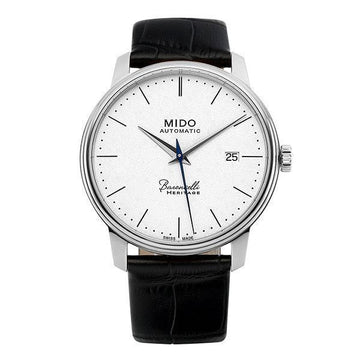 MIDO Baroncelli Heritage Slim Men's Leather Watch 155076439 [P]