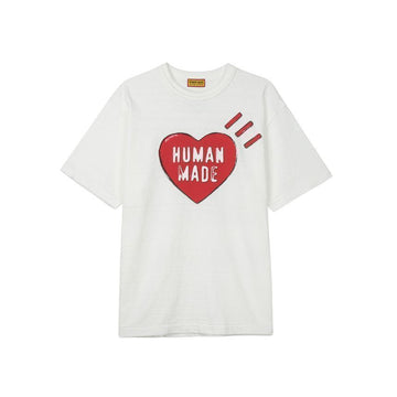 HUMAN MADE Herzlogo Grafik T-Shirt Weiß 158306862 [P]