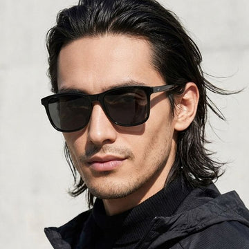 NIKE Sonnenbrille EV1199 001 Passaj Square Schwarz Horn Daily Fashion Modern Einfach 147378838 [P]