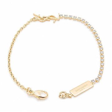 Saint Laurent Cassandra Charm Rhinestone Bracelet 712345 Y1526 8066 160110779 [P]