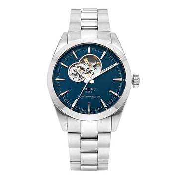 TISSOT ジェントルマン パワーマティック 80 オープン ハート メタル時計 メンズ時計 T1274071104101 150655479 [P]
