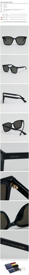 GUCCI Sonnenbrille GG1346SK quadratisch Oversize Asian Fit 126840399 [P]