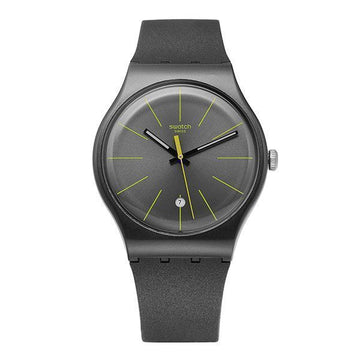 SWATCH Uhr Essentials CHARCOLAZING Herren Uhr aus Urethan 404 41713828 [P]