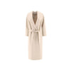MAXMARA エクリュ ベルト付きウールコート 90160729 071 151008427 [P]