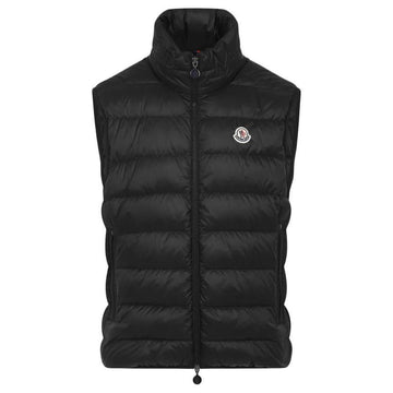 MONCLER ROCOQUE Steppweste mit Logo-Patch Schwarz 1A000 03 597YF 999 144632182 [P]