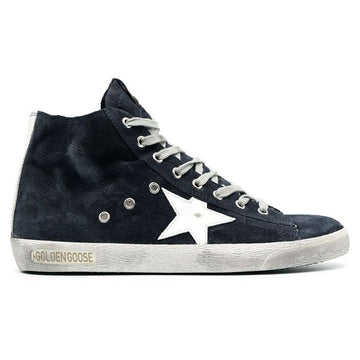 Golden Goose Francis White Star High Top Navy 105727379 [P]
