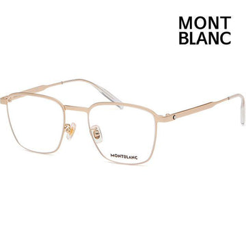 MONTBLANC 眼鏡フレーム MB0181O 001 ゴールド スクエア メタル 136240374 [P]