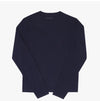 ACNE STUDIOS CL0311 NAVY BLAU (885) Gesicht Logo Patch Unisex Langarmshirt 144730471 [P]