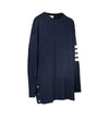 THOM BROWNE Oversized Crewneck 4-Bar Streifen Strickpullover 152201194 [P]