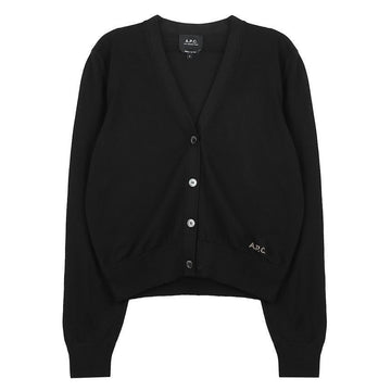 APC Logo V-Ausschnitt Damen Cardigan 156972785 [P]