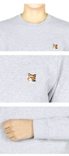 Maison Kitsune Women's Headfox Patch Sweatshirt (Light Gray) LW00302KM0001 H120 126740710 [P]