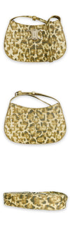 CELINE Damen Triopé Tilly Mittel Schultertasche (Leopardenmuster) 115702FP3 19LE 130607526 [P]