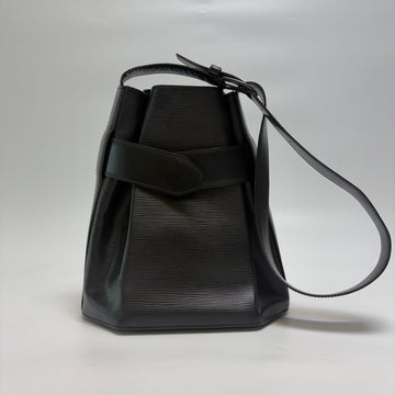 LOUIS VUITTON Epi Sac de Pol PM Bucket Bag Schultertasche (schwarz, hochwertig) 160154468 [P]