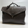 BOTTEGA VENETA イントレチャート ブリーフケース ブラウン 607-30 160154531 [P]