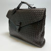 BOTTEGA VENETA イントレチャート ブリーフケース ブラウン 607-30 160154531 [P]