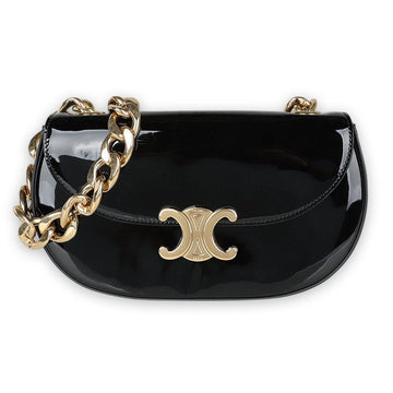 CELINE ベサチェ TALULAH チェーン ショルダーバッグ(ブラック) 118423GAH 38NO 130607517 [P]