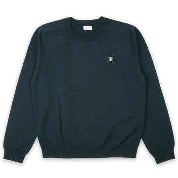 Celine Men's Triope Embroidered Logo Wool Knit (Green) 2AH80322U 31FE 148675523 [P]