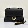 Gucci Interlocking Top Handle Tote Bag & Shoulder Bag Black (510302) 160155837 [P]