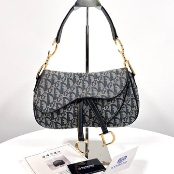 Dior Oblique Double Saddle Shoulder Bag 160155850 [P]