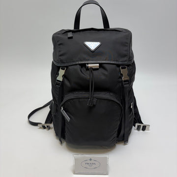 PRADA Rucksack aus Re-Nylon 1BZ039 Schwarz (Premium, Garantiekarte) 160157576 [P]