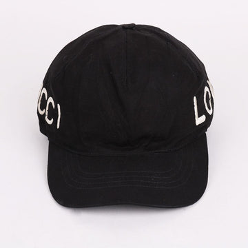 GUCCI Schwarze LOVED gestickte Baseballmütze 478948 160157589 [P]