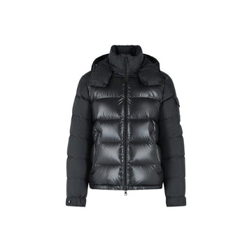 Moncler Maya Logo Patch Padded Jacket Black 1A001 38 597YX 999 160157592 [P]