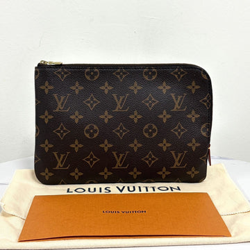 LOUIS VUITTON Monogram Étuivoyage Clutch PM 160157597 [P]