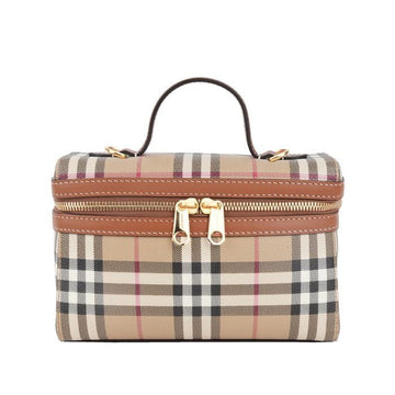 BURBERRY Check Vanity Bag 160157646 [P]