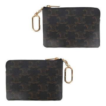 Celine Triope Canvas Pulse Coin Wallet 160157659 [P]