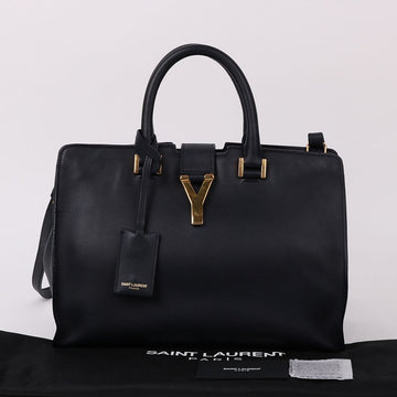 SAINT LAURENT Klein Tote und Schultertasche mit goldener Hardware 160157675 [P]