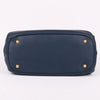PRADA ブルー ヴィテロ ゴールド トップハンドル ショルダーバッグ BR4992 160157722 [P]