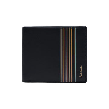 PAUL SMITH 26FW Streifen Block Geldbörse Schwarz M1A 4832 LFISIG 79 160157739 [P]