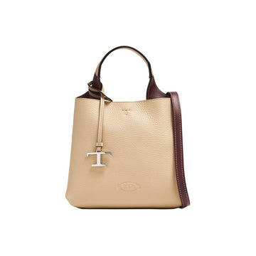 Tods Timeless Logo Bucket & Crossbody Bag Light Beige 26FW 160157795 [P]