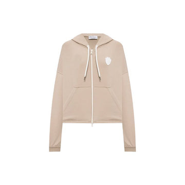 Brunello Cucinelli 26FW Logo Patch Zip-Up Hoodie Beige MG927VT406 C9272 160157853 [P]