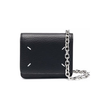 Maison Margiela Stitch Mini Chain Wallet & Crossbody Bag Black 26FW 160157904 [P]