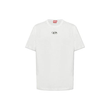 DIESEL T-ADJUST-OD Logo T-Shirt Weiß A17880 0CLBR 100 160158615 [P]