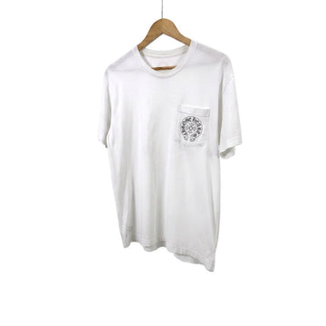 Chrome Hearts Men's Horseshoe Logo Pocket T-Shirt White 160158658 [P]