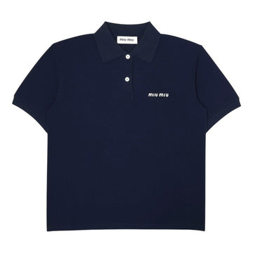 Miu Miu Logo Women's Polo Short Sleeve T-Shirt 160159483 [P]