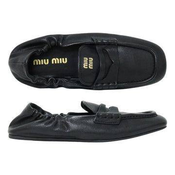 Miu Miu Nappa Leather Women's Loafers 5D341E EFX F0002 160159501 [P]