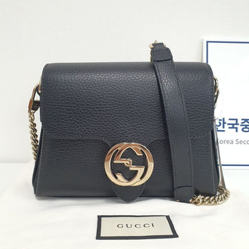 GUCCI インターロッキング GG ミニ ゴールドチェーン ショルダーバッグ兼クロスボディバッグ 607720 160159779 [P]