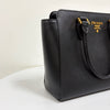 Prada Saffiano Tote Bag & Shoulder Bag Black 160159797 [P]