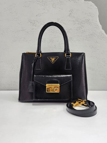 PRADA Saffiano Padlock Schultertasche BN2732 160160260 [P]